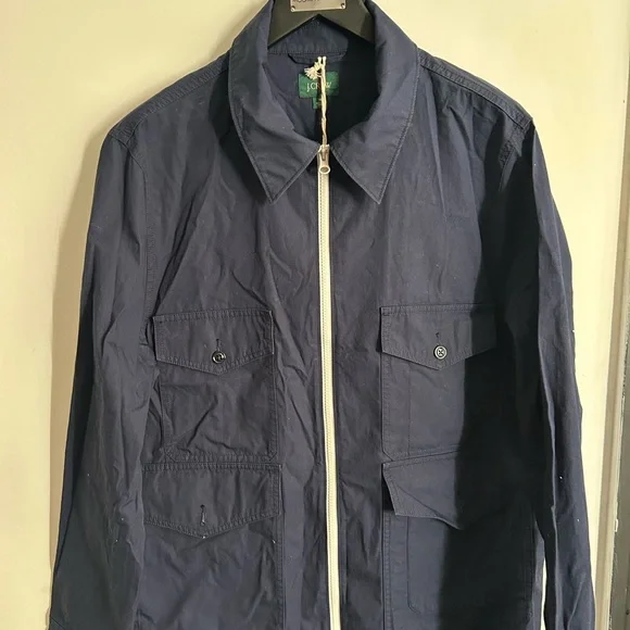 Navy Blue Men's Jacket - Picture 2 of 2